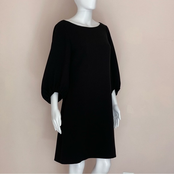 Eliza J. Balloon Sleeve Shift Dress Black size 6 - Picture 3 of 15